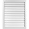 Ekena Millwork Vertical Surface Mount PVC Gable Vnt: Non-Functional, w/2"W x 1-1/2"H, Brickmould Frame, 28"W x 34"H GVPVE28X3402SN - alternate 1